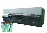Corrugated Box Industrial Digital Printing Machine CMYK Color With Varnish Coating