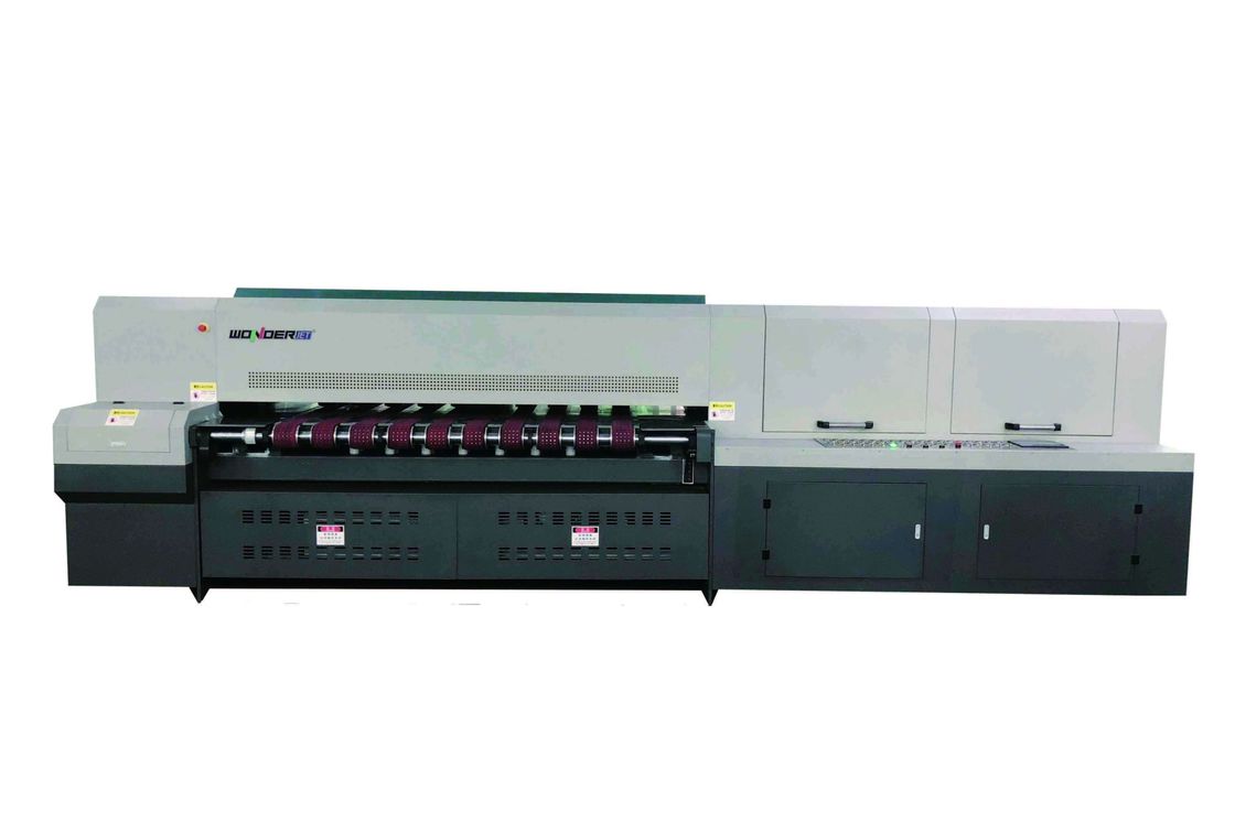 Intelligent Management Uv Inkjet Printer , Flatbed Carton Printing Machine