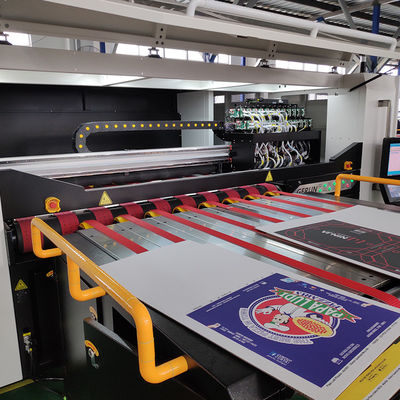 Corrugated Digital Printer Large Format Inkjet Printing Process 600DPI