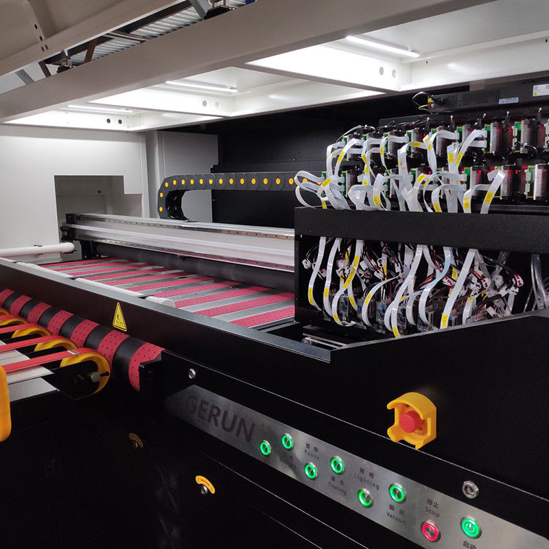 Cmyk Auto Feeding Corrugated Digital Printing Machine Intelligent