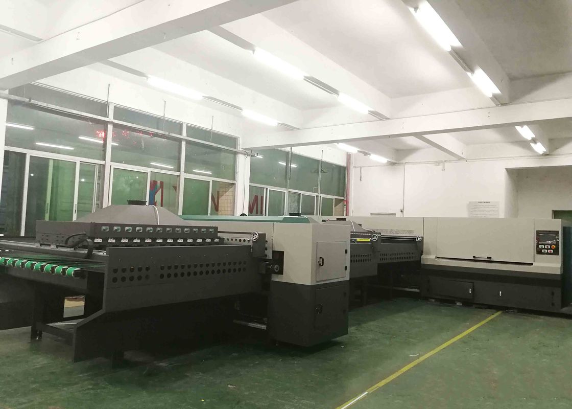 Corrugated Box Single Pass Digital Printing Machine With Varnish Coating