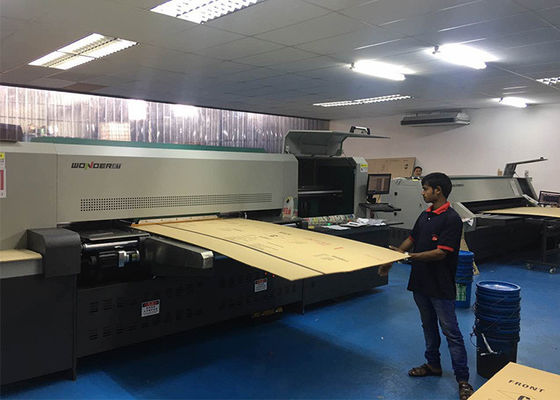 Corrugated Box Single Pass Digital Printing Machine With Varnish Coating Corrugated Box Single Pass Digital Printing Machine With Varnish Coating